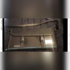 Meisermeisster 17 slot chefs knife roll crossbody bag trifold